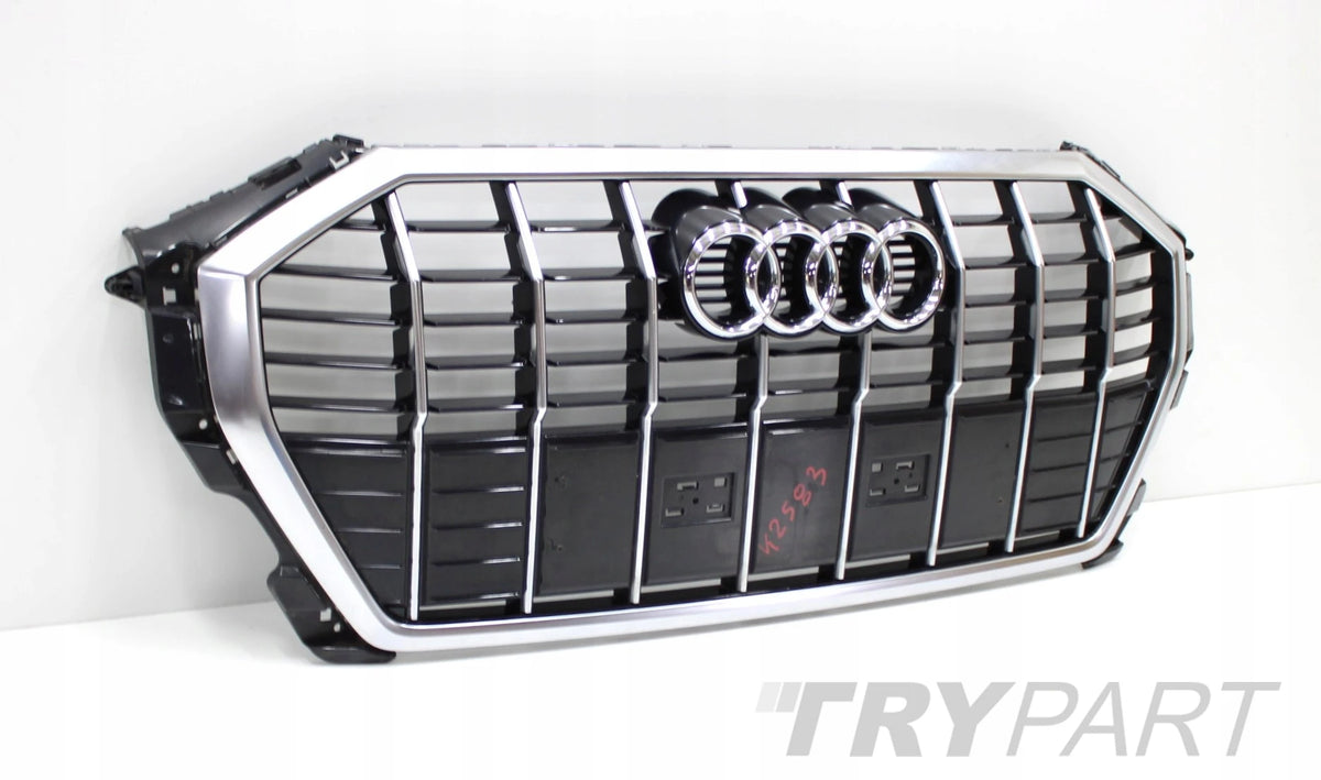 AUDI Q3 II 83A CHROME GRILLE FRONT BUMPER ORIGINAL 83A853651