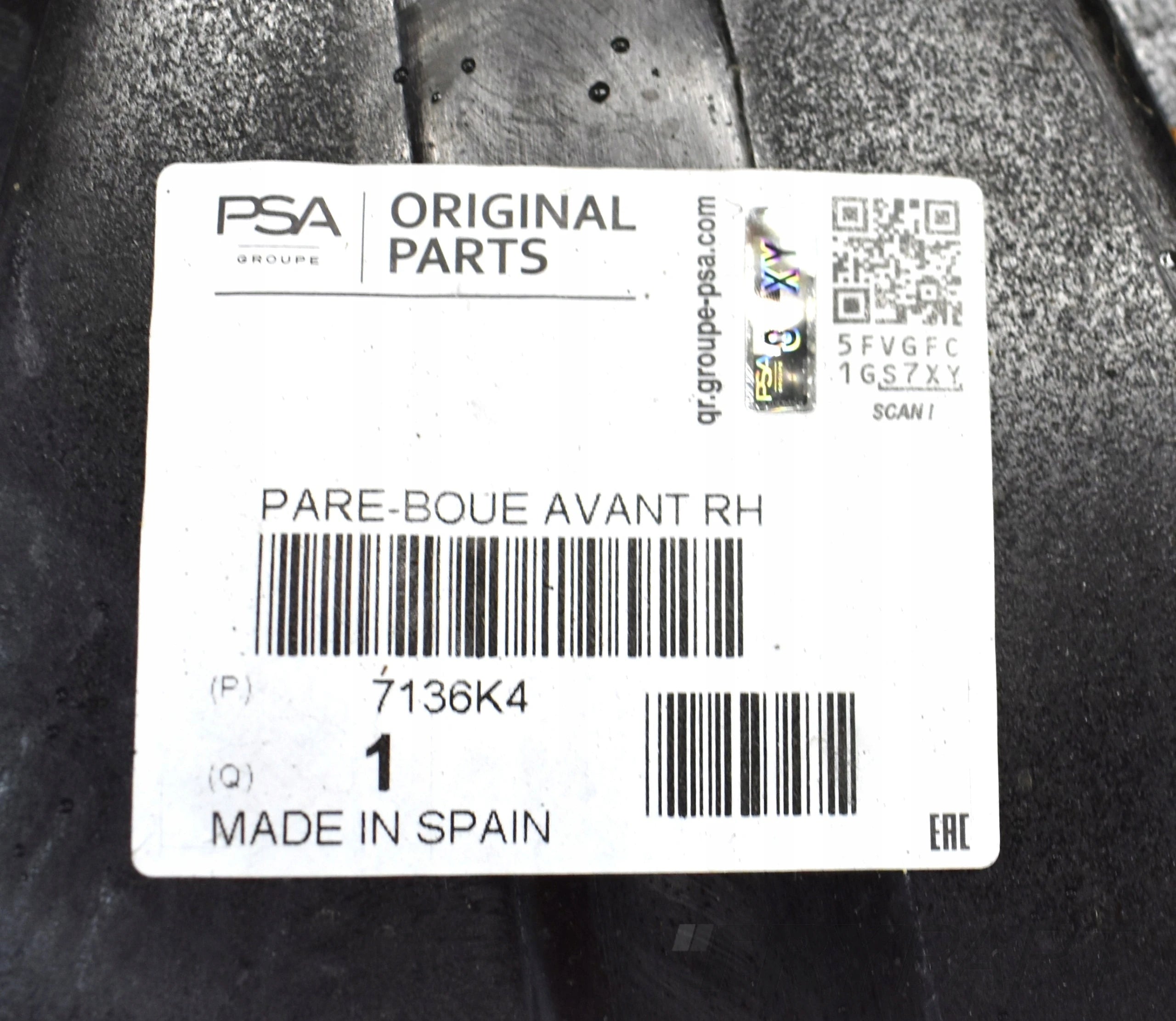CITROEN XSARA PICASSO RIGHT FRONT FENDER NEW OEM