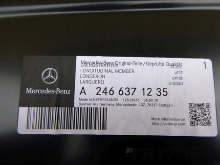 MERCEDES B CLASS W246 A246 Right A-pillar Sill ORG
