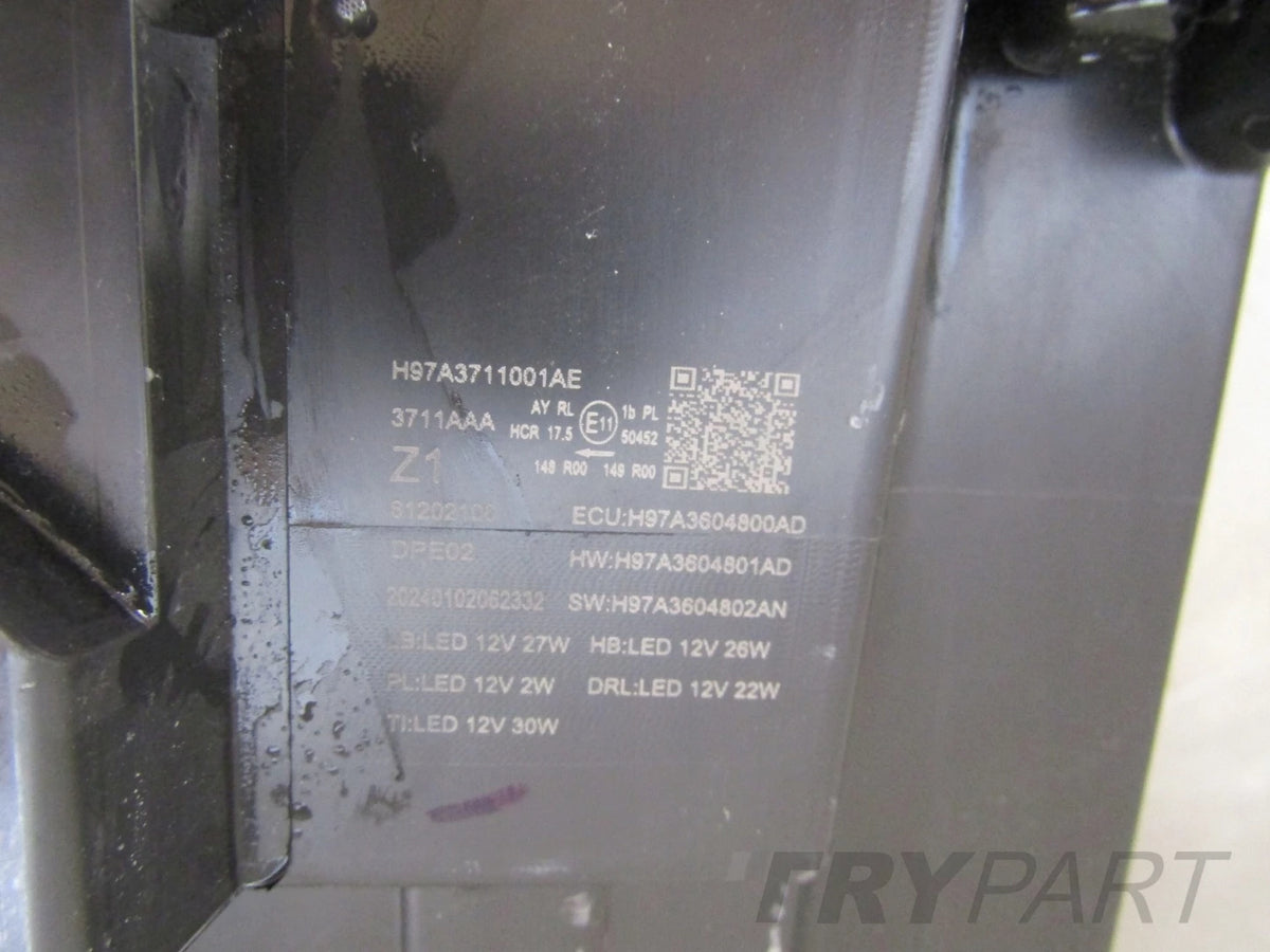 HEADLIGHT VOYAH FREE FULL LED 21- LH LEFT 3711AAA