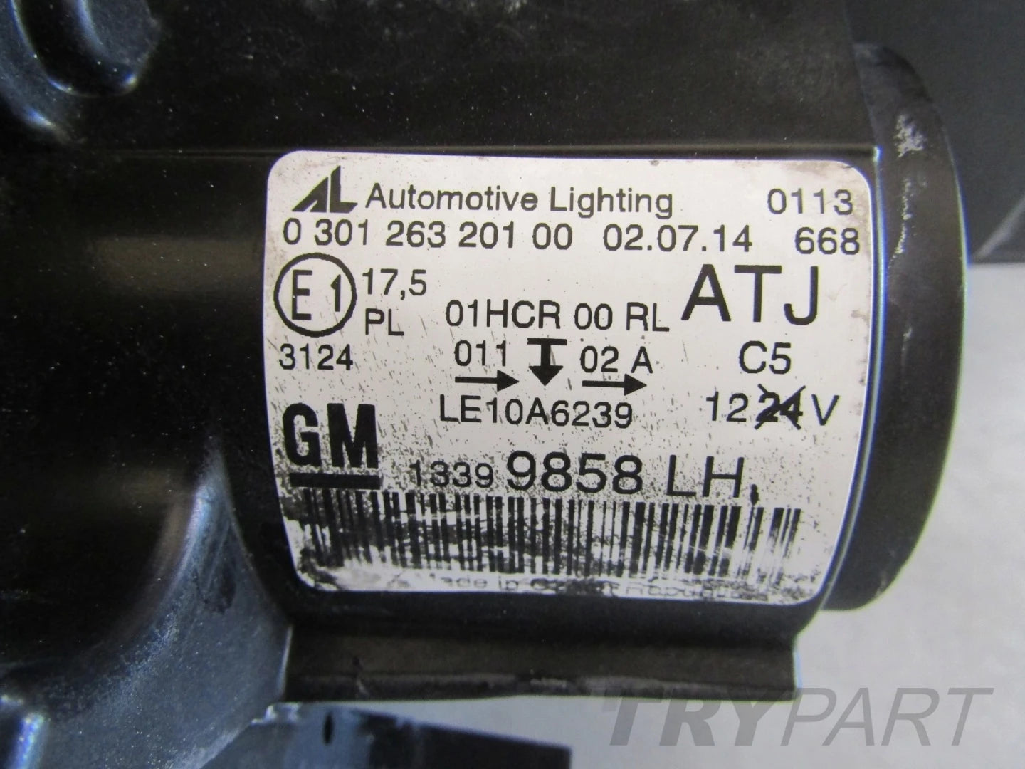 Opel Zafira C Front Lamp REGULAR LENS 12-16 LH LEFT 13399858