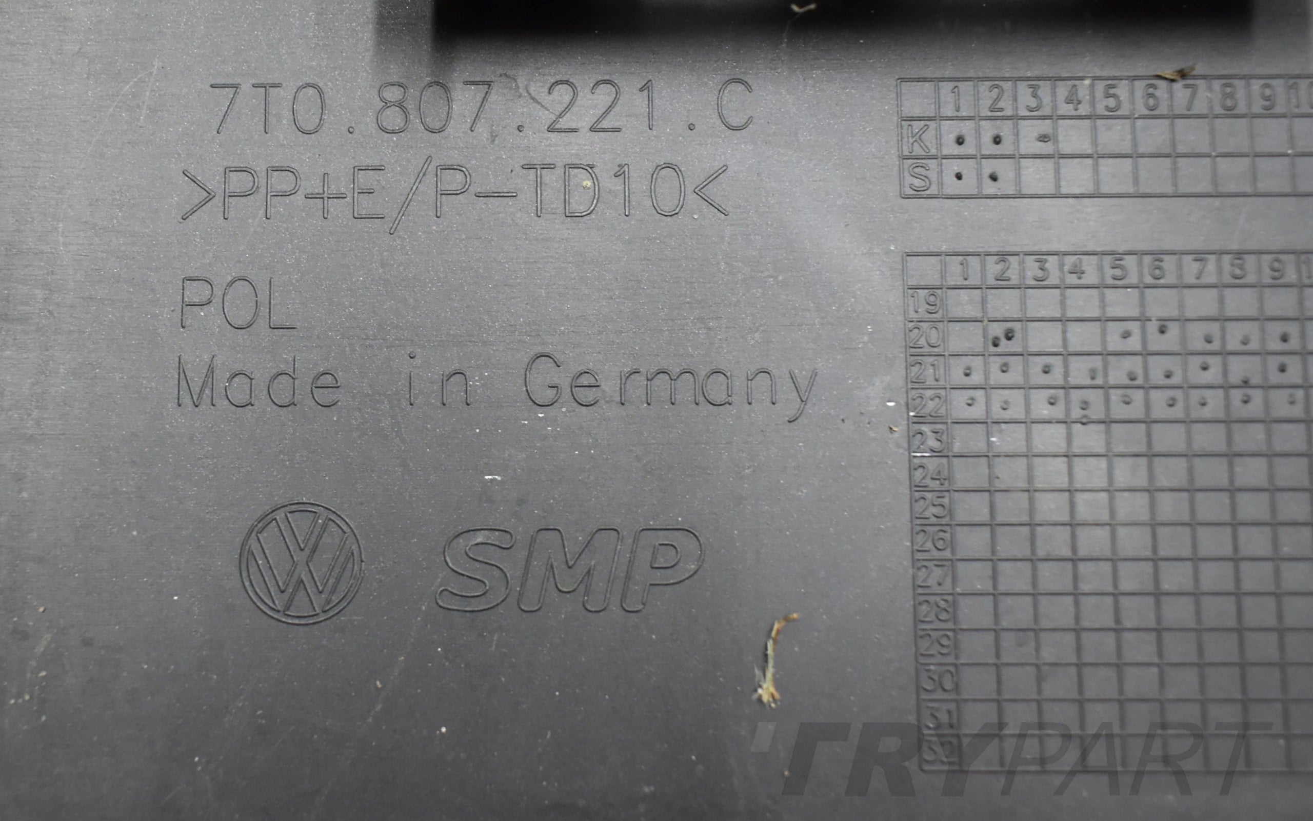 VW TRANSPORTER T7 MULTIVAN 7T FRONT BUMPER ORG