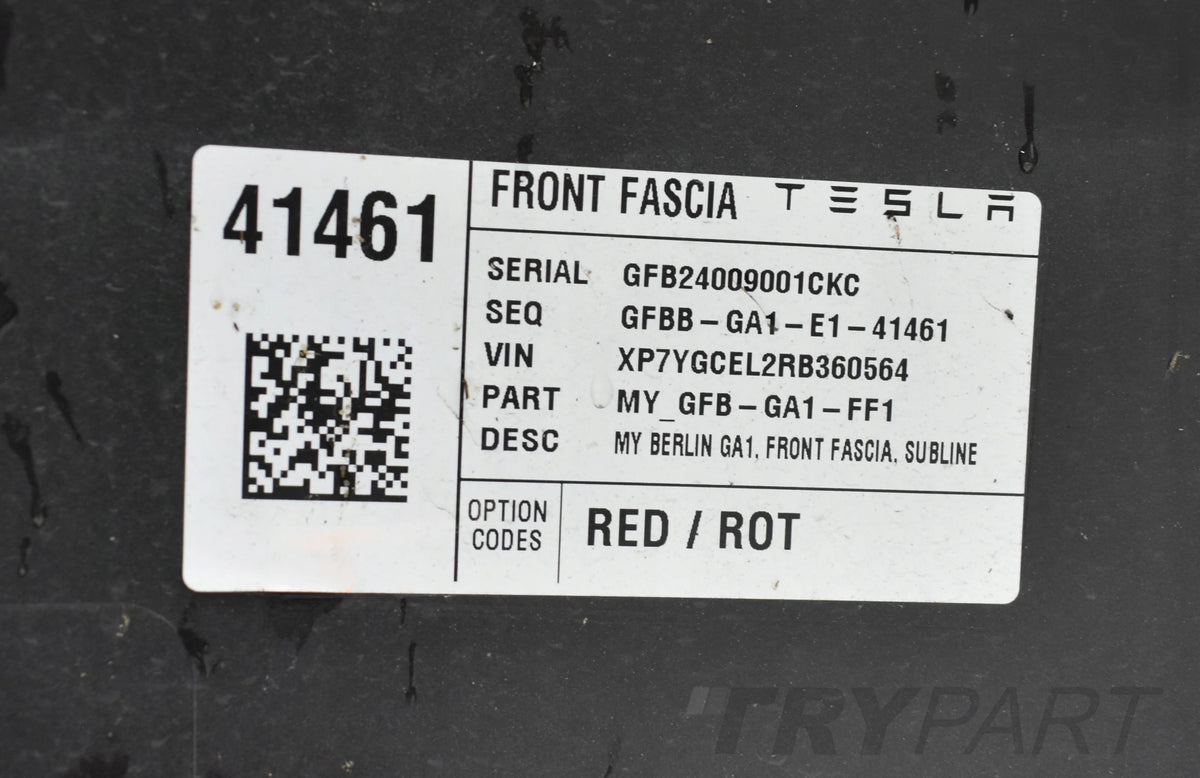 TESLA MODEL Y FRONT BUMPER ORG