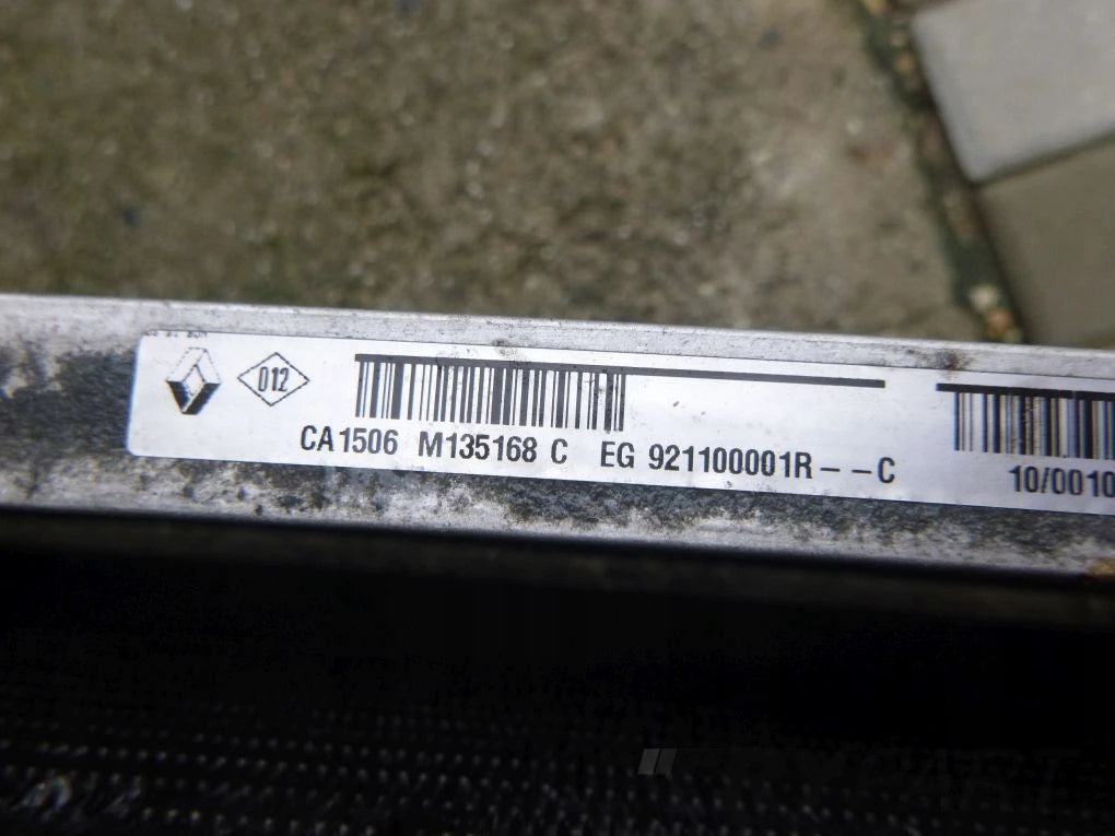 MEGANE III SCENIC 3 DCI water radiator air conditioning