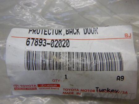 TOYOTA AURIS II TAILGATE COVER SEAL