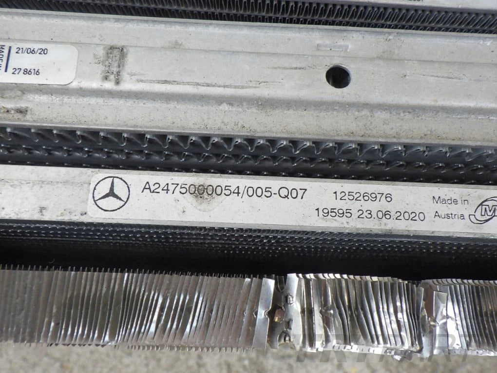 MERCEDES A W 177 CLA W 118 GLB X 247 B W 247 GLA H 247 EQA Radiator Set