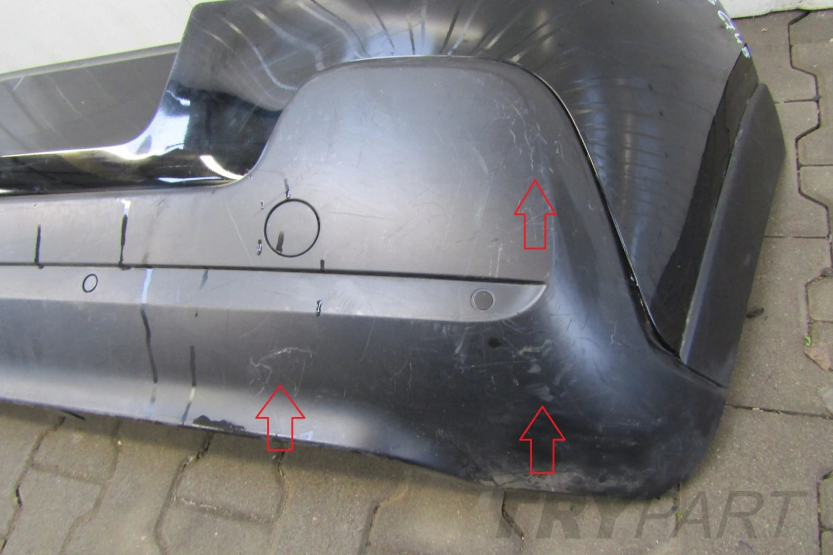 Citroen C3 III Rear Bumper 16- (4xPDC + wiring harness)