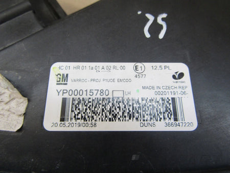 Opel Grandland Front Lamp STANDARD + LED LH LEFT 17-21 YP00015780