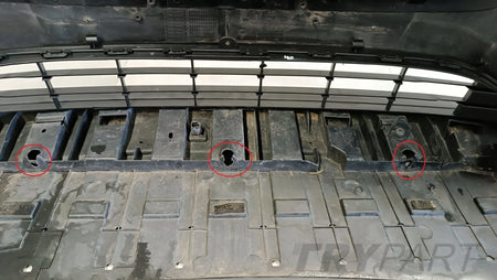 Front Bumper Ford Fiesta MK8 VIII 17-22 (Floor)