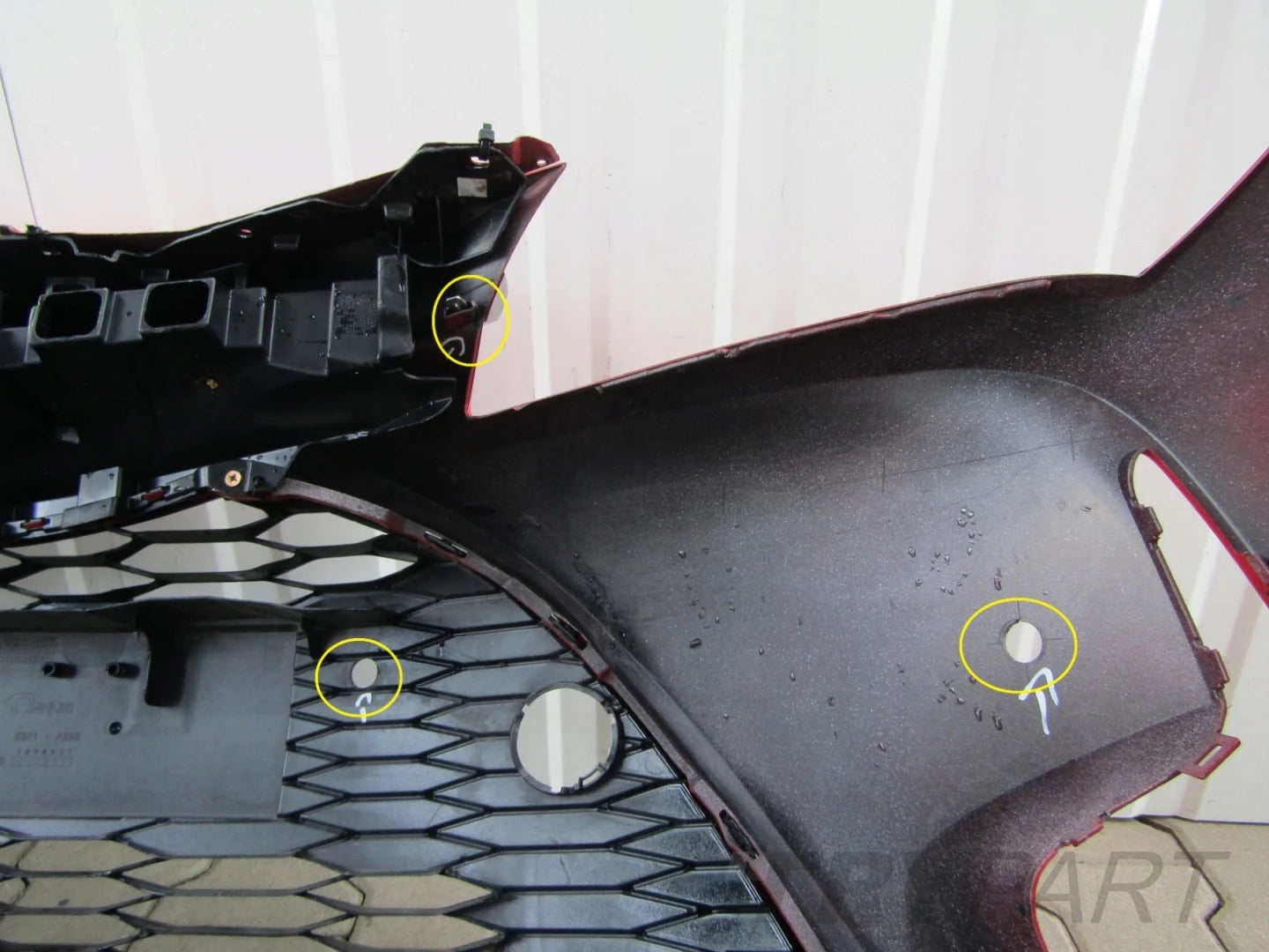 Front Bumper For Toyota Yaris 3 III Facelift 17-