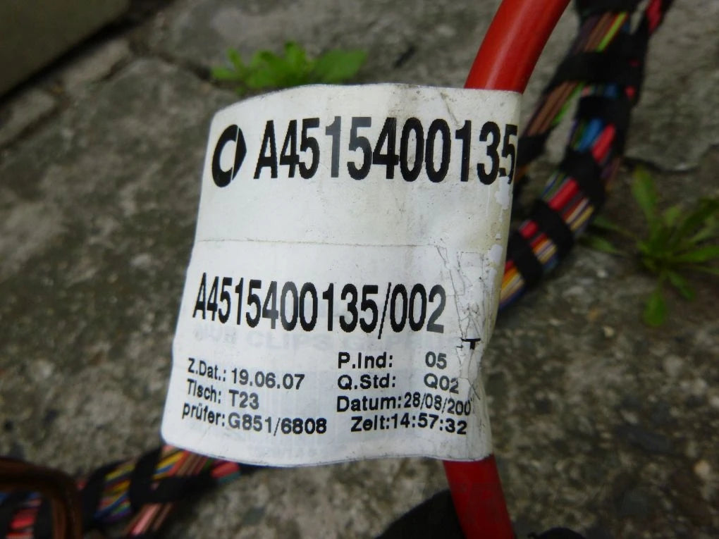 SMART FORTWO 451 Main Wiring Harness