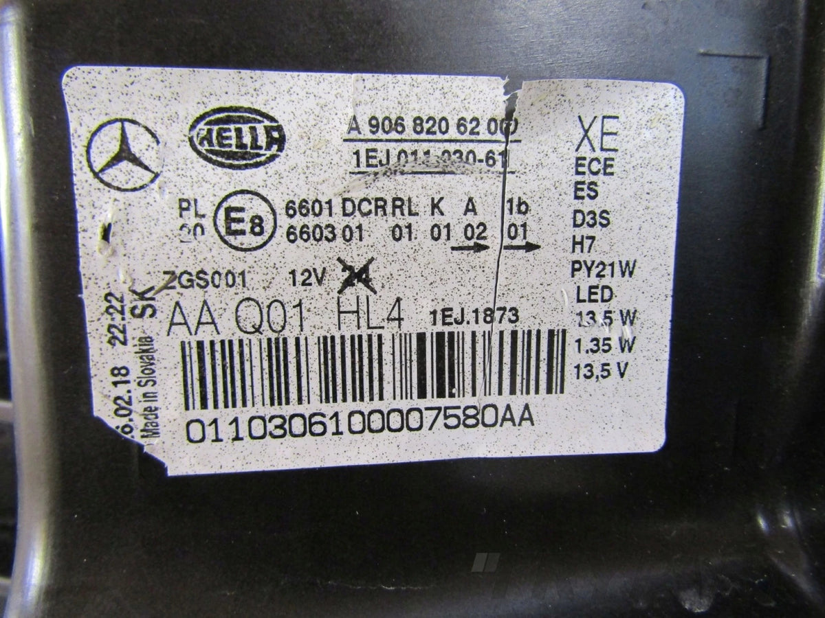 MERCEDES SPRINTER 2 II W906 LIFT XENON HEADLIGHT LH LEFT 13-18 A90682062