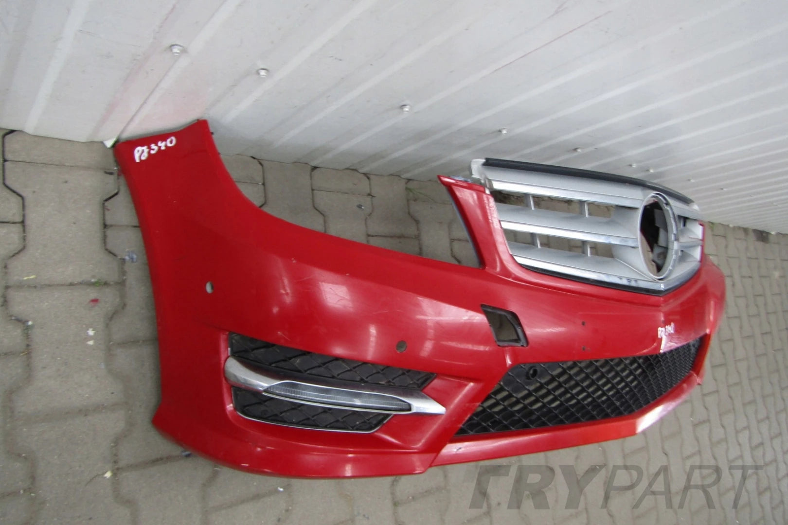 Front bumper Mercedes C class W204 204 AMG facelift 11-14