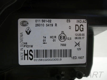 RENAULT TWINGO III 3 15- front right lamp
