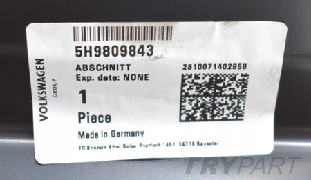 VW GOLF VIII 5H9 LEFT SILL PANEL B-PILLAR KNUCKLE ORG 5H9809843