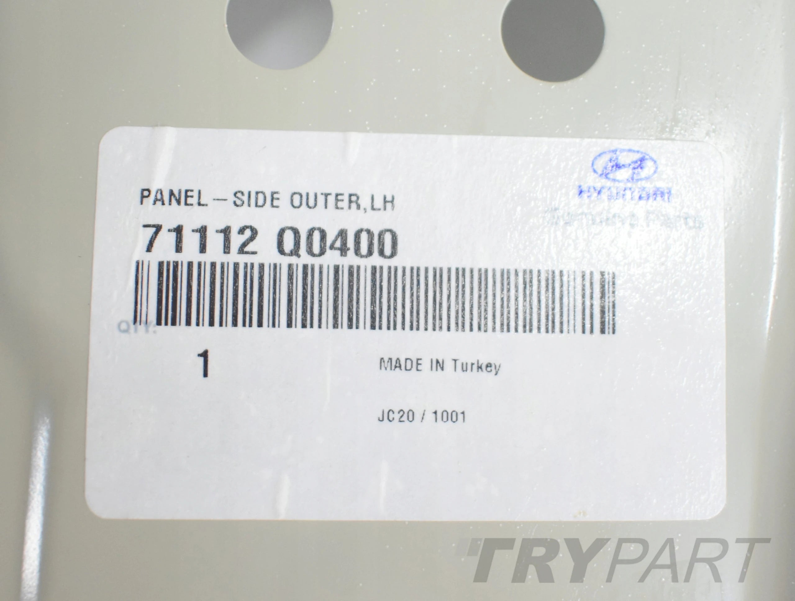 HYUNDAI BAYON LEFT SILL FENDER COVER ORG NEW 71112 Q0400