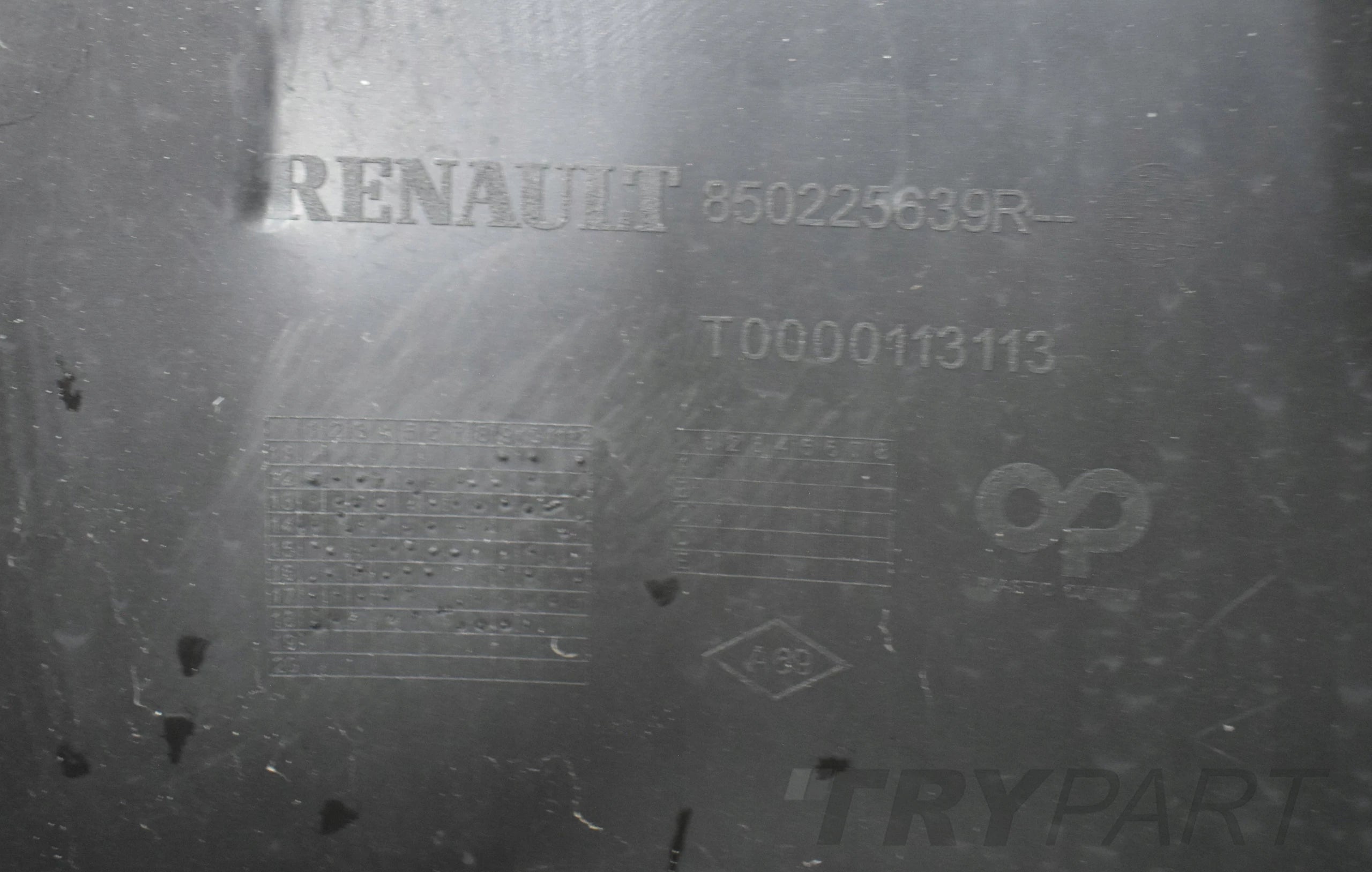 RENAULT CLIO IV REAR BUMPER REAR ORIGINAL HB + LOWER PART