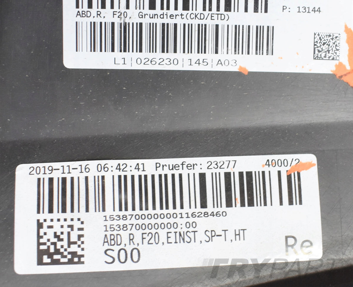 BMW F20 F21 RIGHT SILL MOULDING ORG NEW