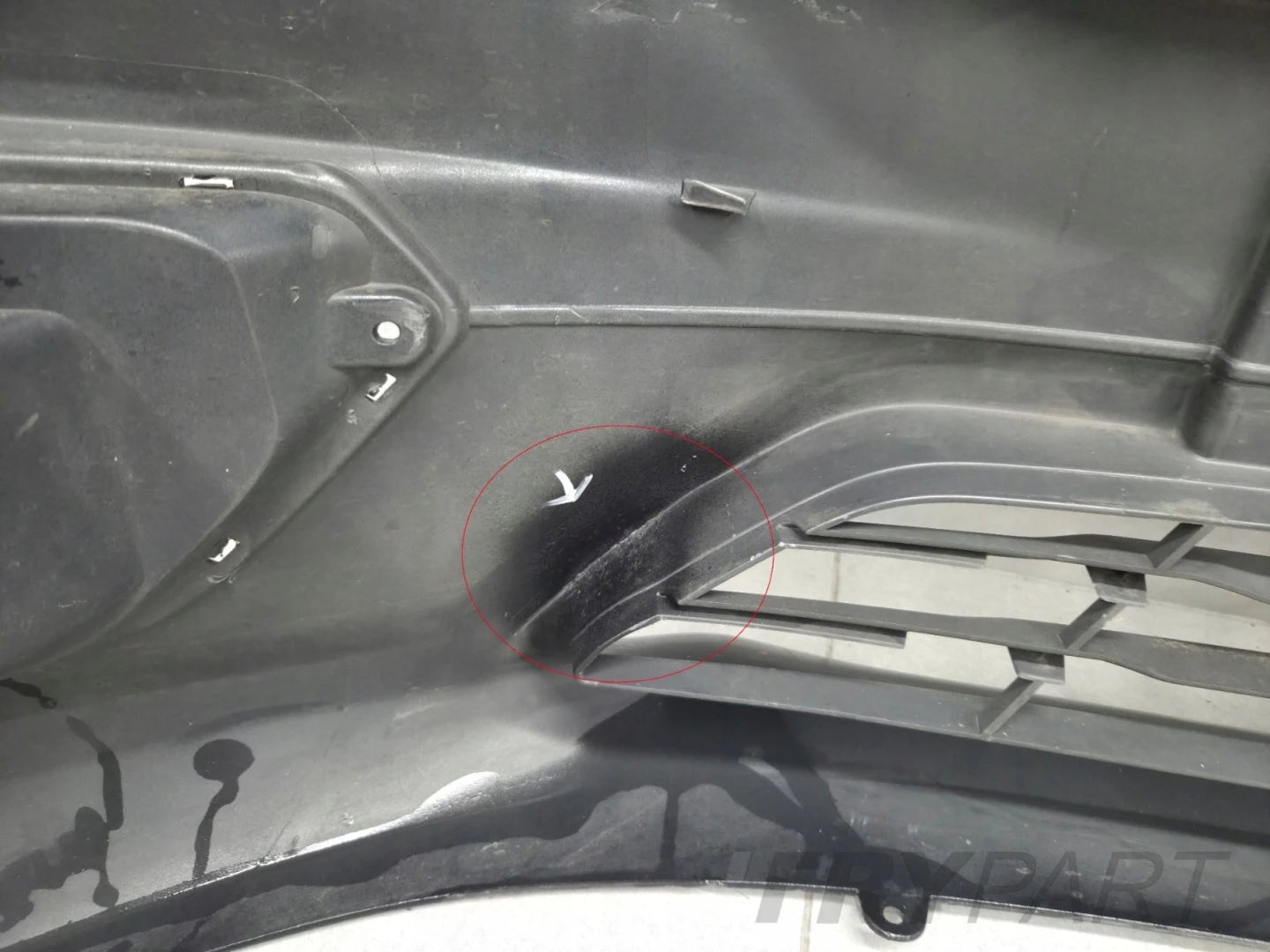 FRONT BUMPER FORD TRANSIT COURIER LIFT 17-23