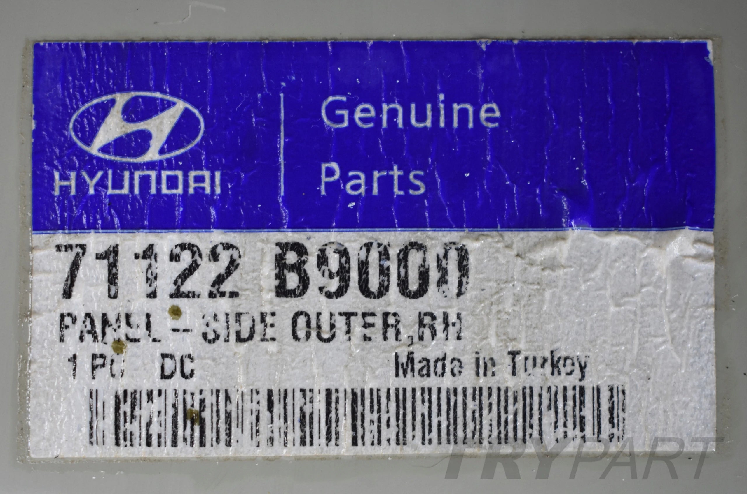 HYUNDAI I10 II RIGHT SILL PANEL COVER ORG 13+