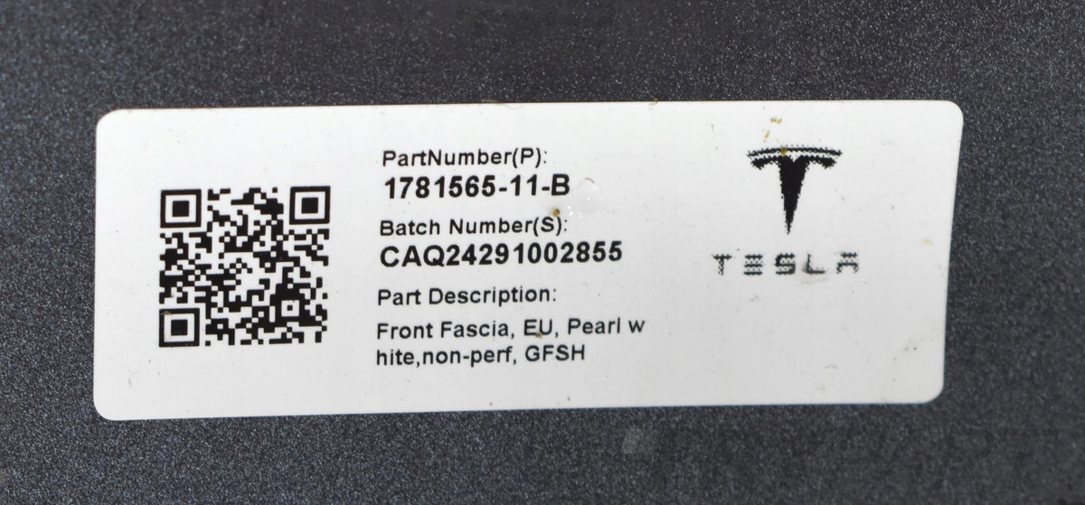 TESLA 3 III LIFT MODEL 3 LIFT FRONT BUMPER ORG