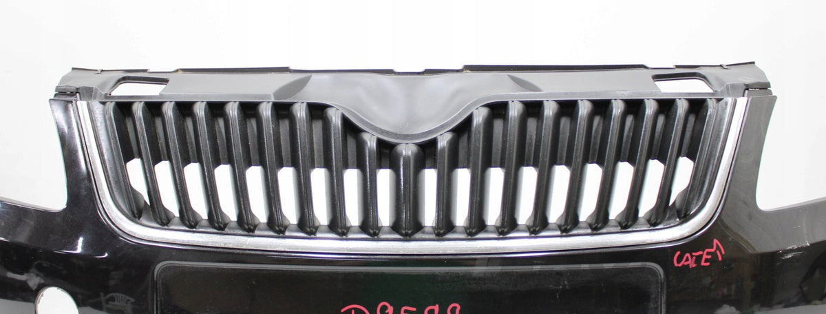 SKODA FABIA II LIFT 5J0 FRONT BUMPER ORIGINAL + GRILLE