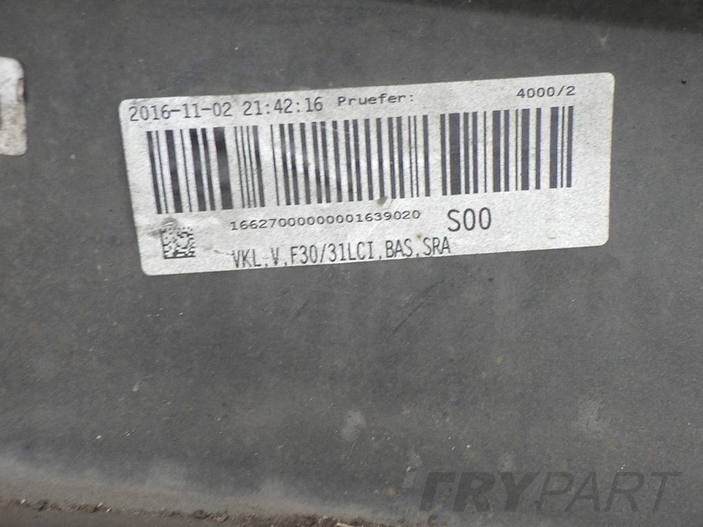 BMW 3 F30 F31 LIFT LCI front bumper