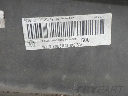 BMW 3 F30 F31 LIFT LCI front bumper
