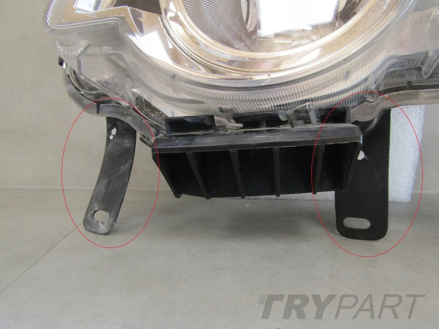 Headlight Nissan X Trail T31 LIFT STANDARD LENS 10-13 LH LEFT