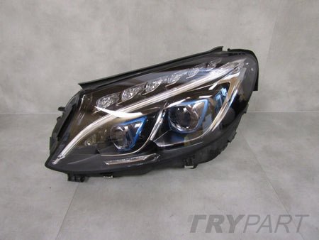MERCEDES C-CLASS W205 HEADLIGHT ILS HYBRID 14-21 LH LEFT A2059063704