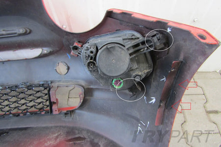Front Bumper for Fiat 500 Lift 15-