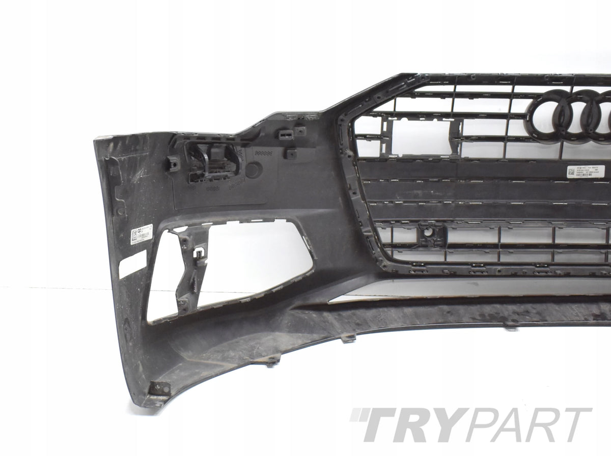 AUDI A6 C8 4K0 FRONT BUMPER ORG + CHROME
