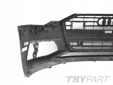 AUDI A6 C8 4K0 FRONT BUMPER ORG + CHROME