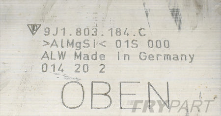 PORSCHE TAYCAN 9J1 REAR WHEEL BEAM REINFORCEMENT ORG