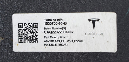 TESLA 3 III MODEL 3 III FRONT BUMPER ORG