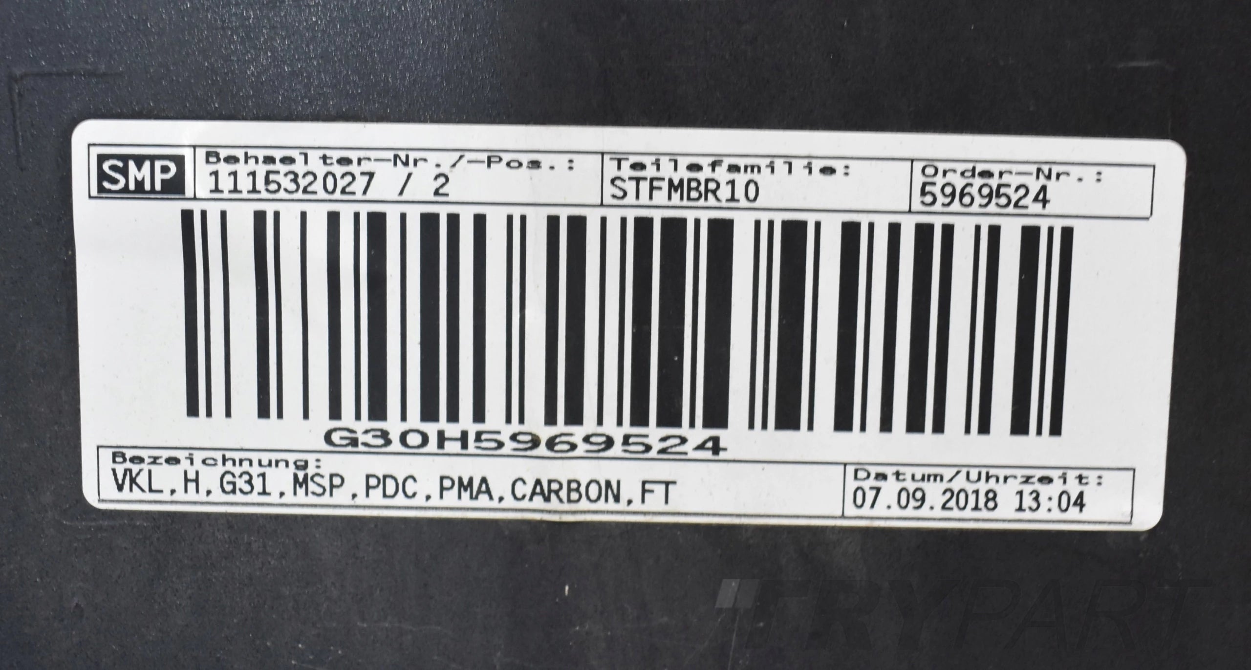 BMW 5 Series G31 M Package Rear Bumper Original Wagon