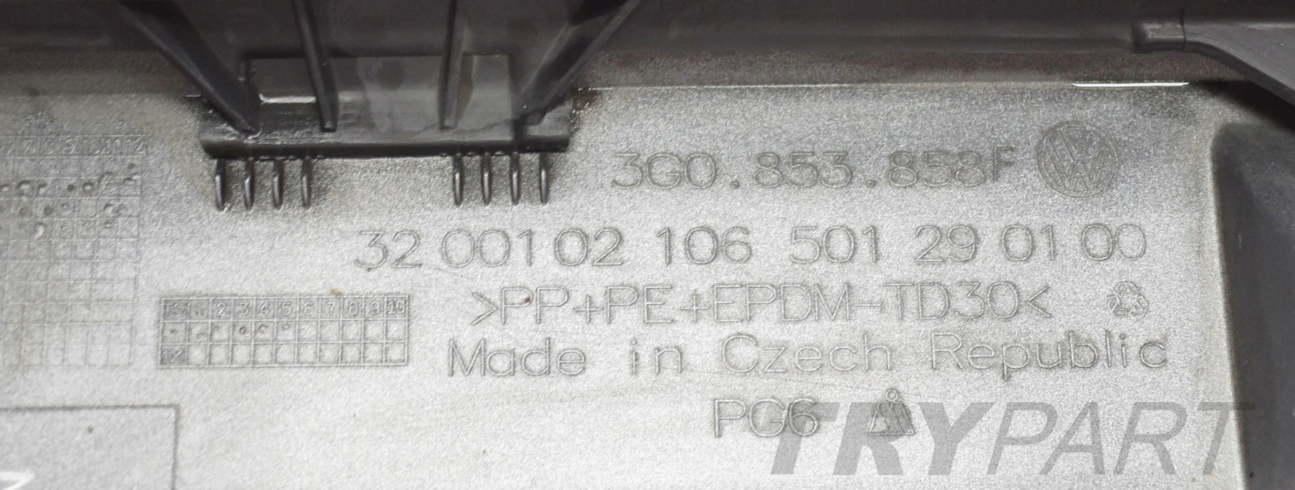 VW PASSAT B8 3G DOOR SILL PANEL RIGHT SILL + FRAME