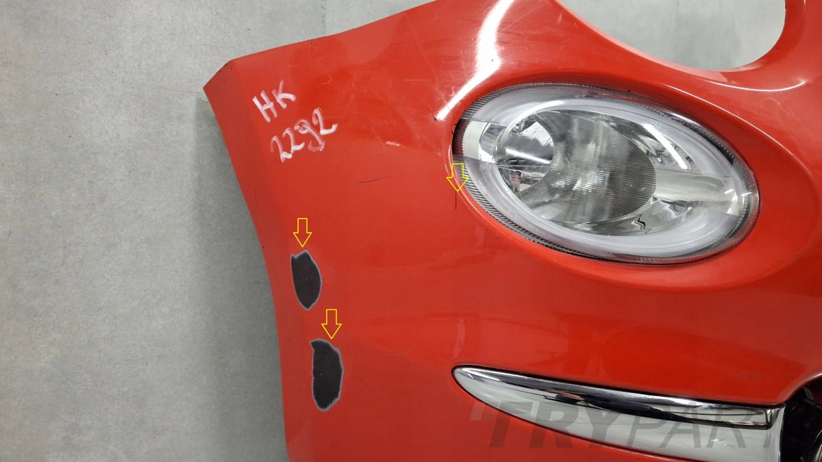 Front Bumper for Fiat 500 Lift 15-24 / With Halogens + Wiring