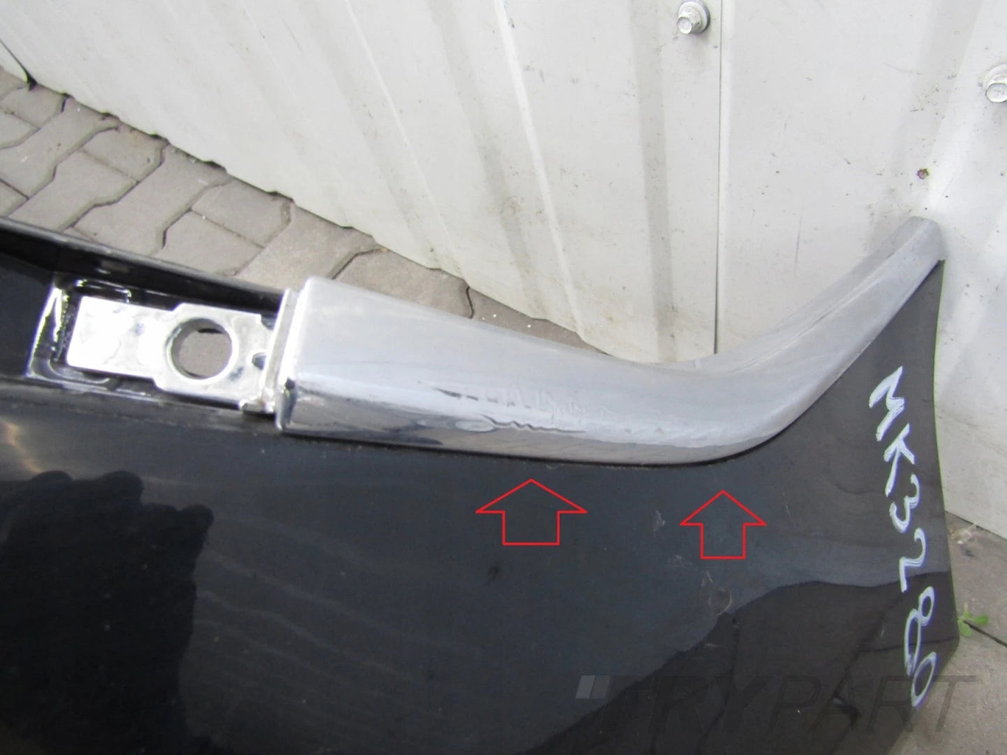 Front Bumper for Mitsubishi Outlander 3 Hybrid Lift 15-18 CAMERA