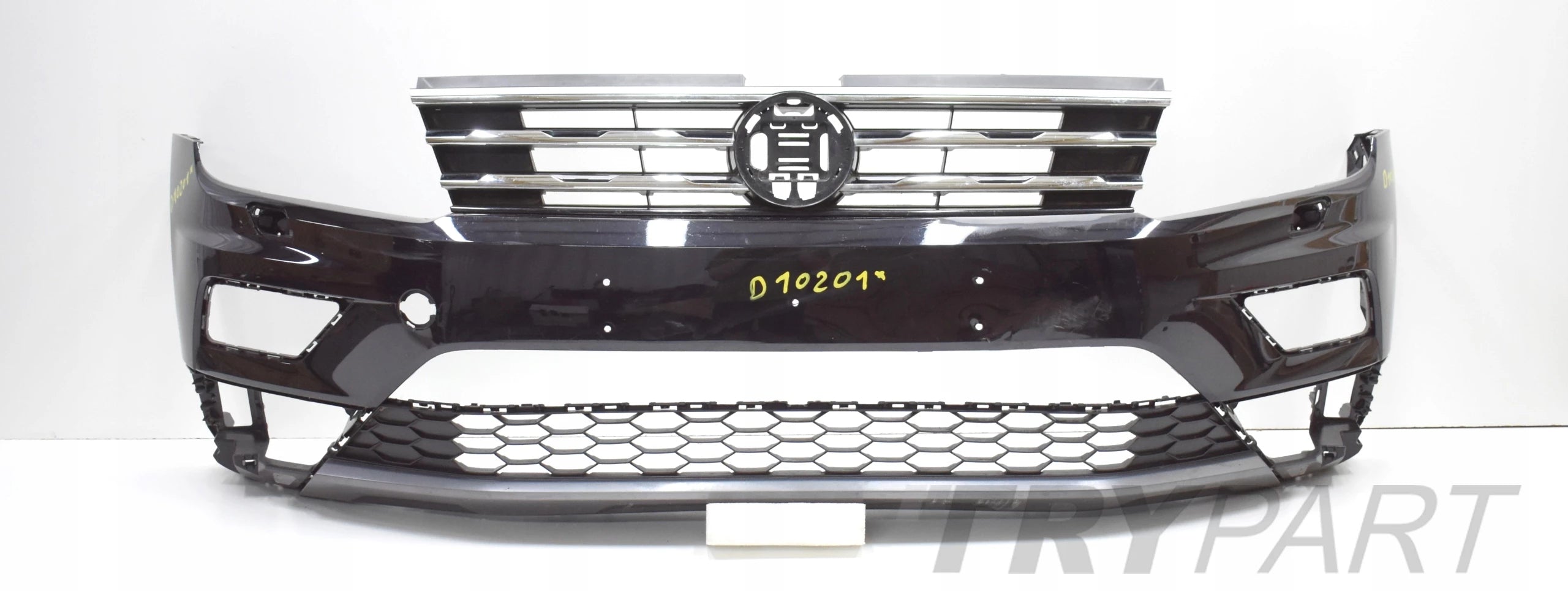 VW TIGUAN II 5NN ALLSPACE FRONT BUMPER ORG + GRILLE