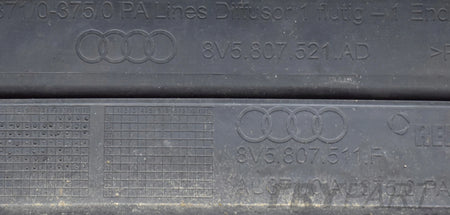 AUDI A3 8V5 LIFT REAR BUMPER ORIGINAL SEDAN + DIFFUSER