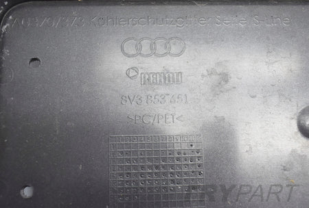 AUDI A3 8V 8V3 CHROME GRILLE - ORIGINAL BUMPER GRILLE