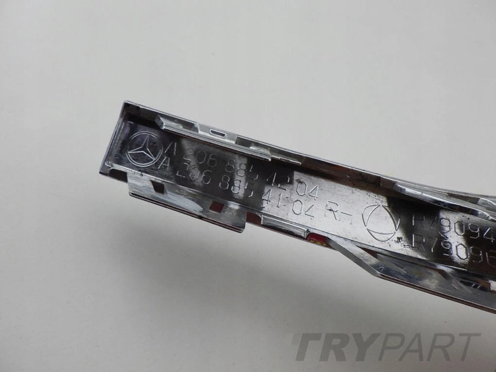 MERCEDES C-CLASS 206 W206 BUMPER TRIM CHROME REAR RIGHT ADD-ON
