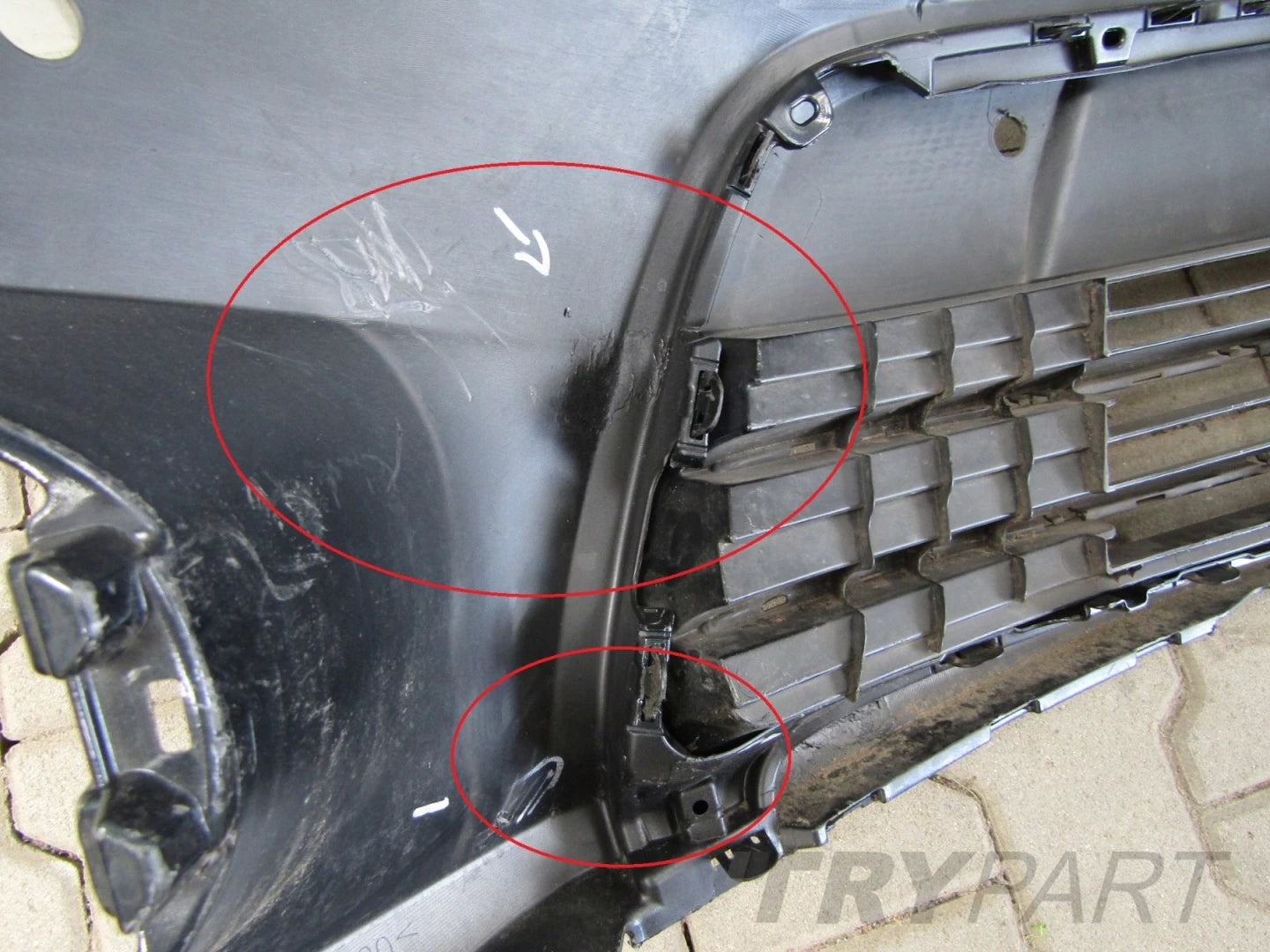 Front Bumper Toyota Verso Lift 13-18