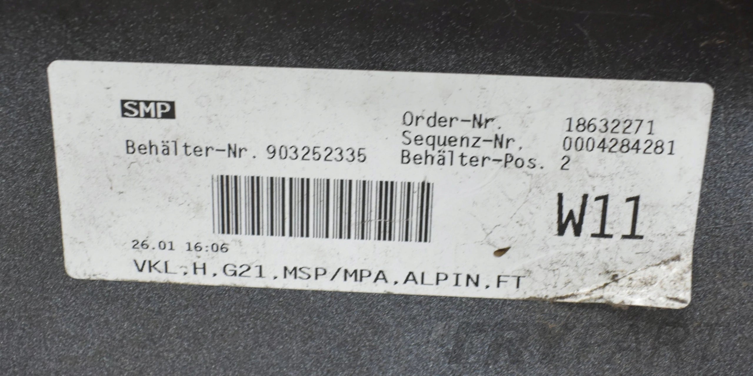 BMW G21 M PACKAGE REAR BUMPER WAGON ORG + BOTTOM