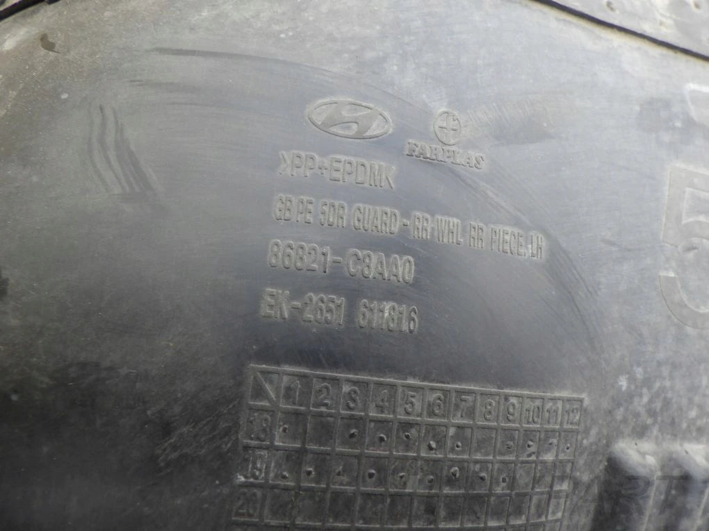 HYUNDAI I20 LIFT 18- 86821-C8AA0 Rear Left Fender