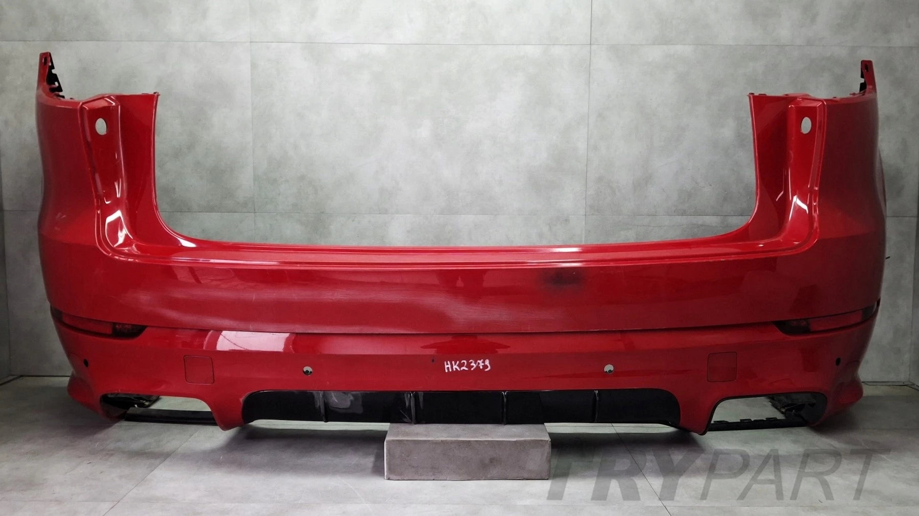 Porsche Cayenne III GTS TURBO 9Y0 18- Rear Bumper + lights + guides