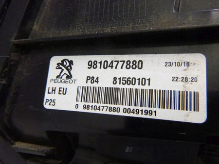 PEUGEOT 3008 II P84 16- left rear lamp