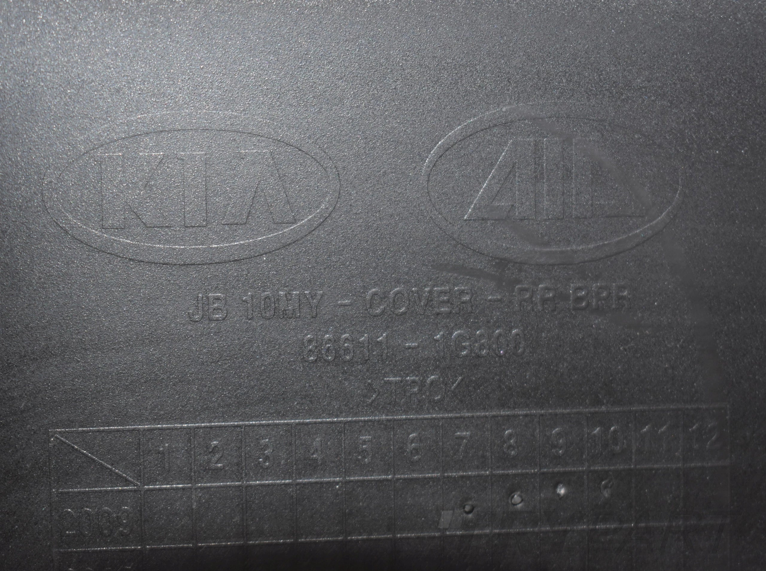KIA RIO III LIFT REAR BUMPER REAR SUPER CONDITION ORG