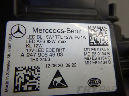 MERCEDES B-CLASS W A 247 FULL LED MULTIBEAM LEFT